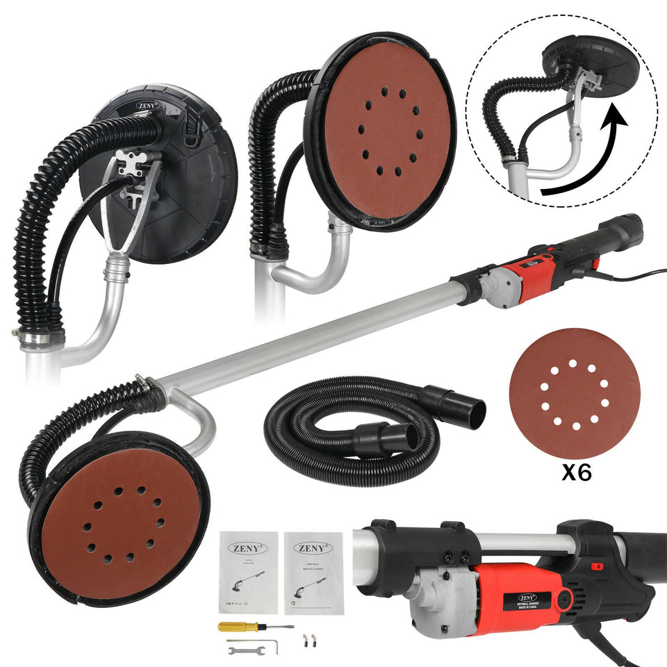 Large Power Drywall Sander 800W Commercial Electric Variable Speed Sanding Pad 700161283440