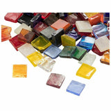 1000 Pieces Mosaic Tiles for Crafts Bulk Glass Stained for Decoration Supplies 843128176512