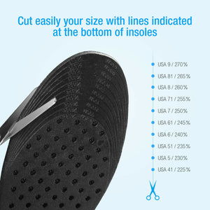9cm Men Shoe Lift Insole Air Cushion Heel insert Increase Taller Height 4 Layer