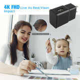 HD 1080P WiFi Recorder USB Wall Charger Mini Motion Camera Power Adapter US Plug