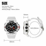Men Sport Watch Electronic Digital Wristwatch Large Dial Male Gift Watches SMAEL