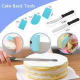 106pcs Set Cake Decorating Supplies Pieces Kit Baking Tools Turntable Stand Pen