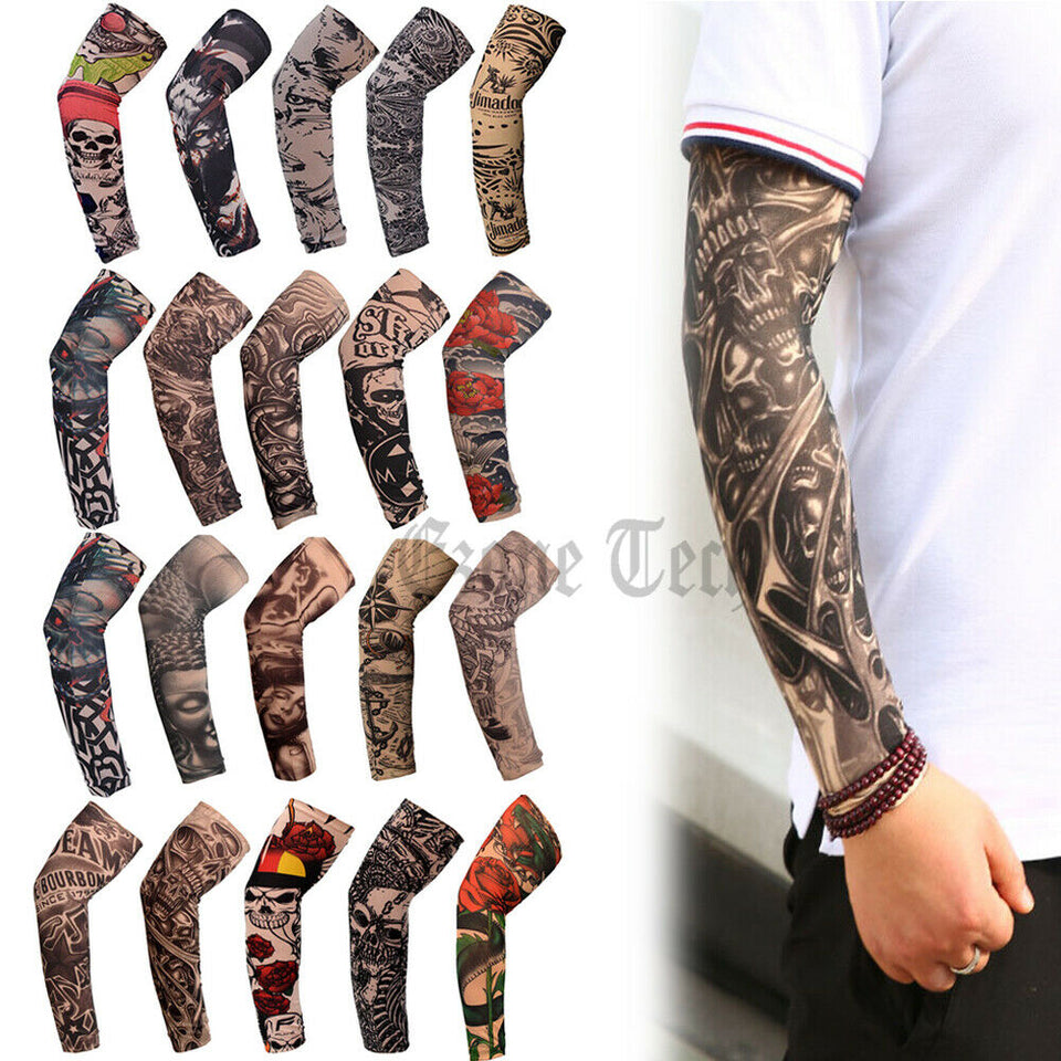 10PCS Cooling Arm Sleeves Cover UV Sun Protection Outdoor Sport Summer Men Women