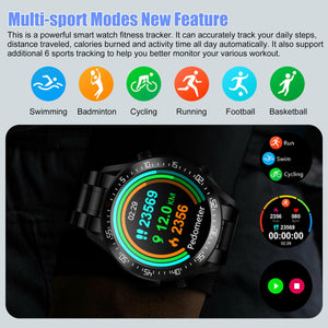 Waterproof Smart Watch Heart Rate Blood Oxygen Monitor for iOS Android iPhone