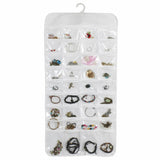 Bracelet Earring Ring necklace 72 Pocket Hanging Jewelry Organizer Pouch Holder