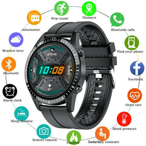 Smart Watch Bluetooth Calls Reminder Watches Full Touch Screen Wristwatch Men US