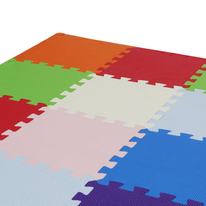 36PCS EVA Puzzle Exercise Mats Interlocking Soft Floor Foam Tiles For Kids Play