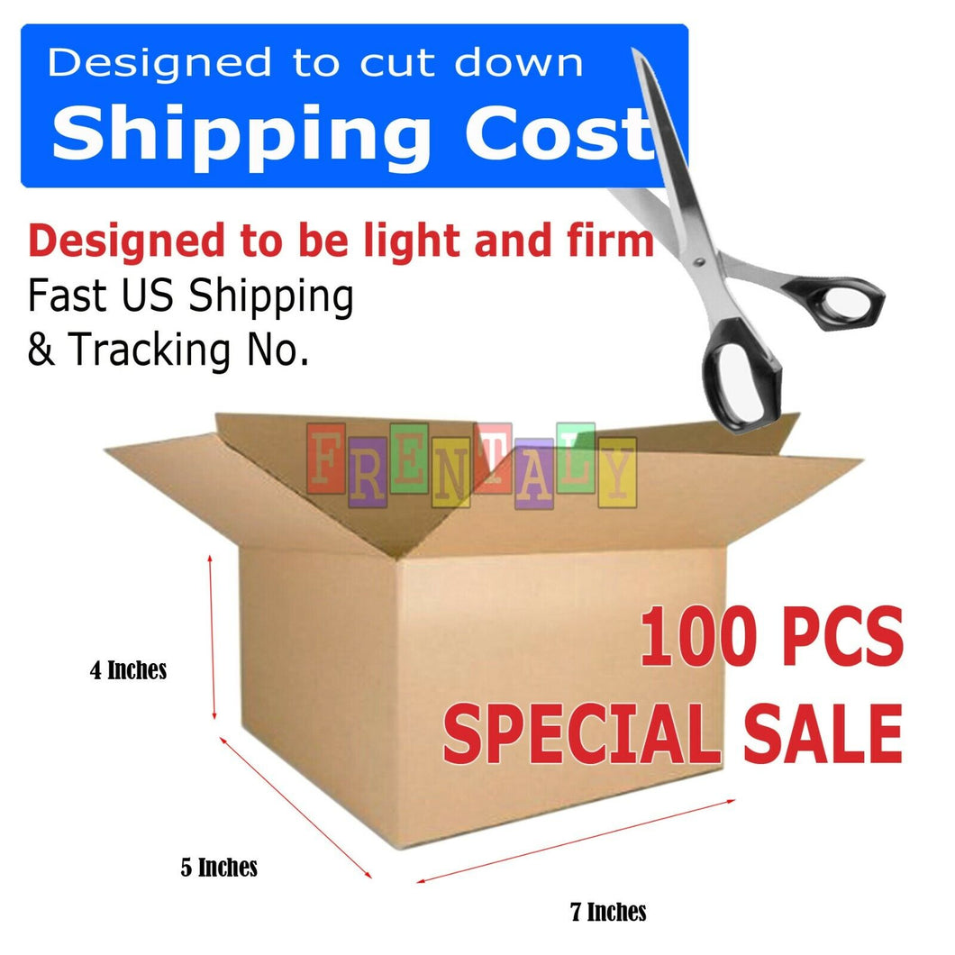 7x5x4 Cardboard Shipping Boxes Cartons Packing Moving Mailing Box 50 100 200