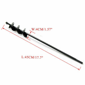 18'' Planting Auger Spiral Hole Drill Bit High Hardness For Garden Earth Bulb