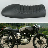 Motorcycle Cafe Racer Seat Flat & Hump Saddle Fit For Honda CB Suzuki GS Yamaha