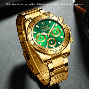 Men's Watch Relojes De Hombre Stainless Steel Quartz Luminous Classic Business