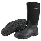 HISEA Men's Boots Mid-Calf Neoprene Rubber Insulated Rain Snow Muck & Mud Boots