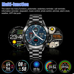 Waterproof Smart Watch Heart Rate Blood Oxygen Monitor for iOS Android iPhone
