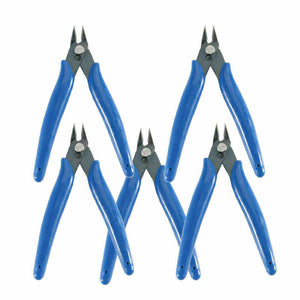 5pcs Electrical Cutting Jewelry Wire Cable Cutter Side Snips Flush Pliers Tool
