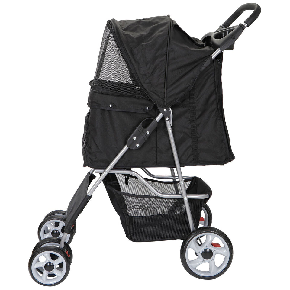 Dog Stroller Pet Travel Carriage for Dogs & Cats with /Foldable  Carrier Cart 758277384414