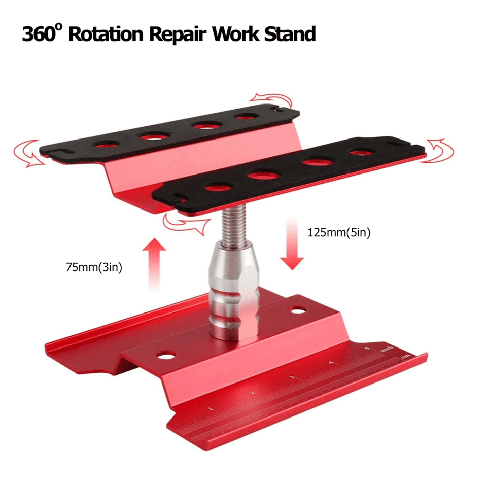 Model Repair Station Work Stand Rotate 360° For 1/8 1/10 RC Car Assembly Tool