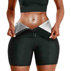 Women Sweat Sauna Pants Trainer Slimming Leggings Compression Body Shaper Gym