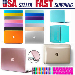 Rubberized Hard Case Shell for Apple Macbook AIR/PRO 13" 13.3inch+Keyboard Cover