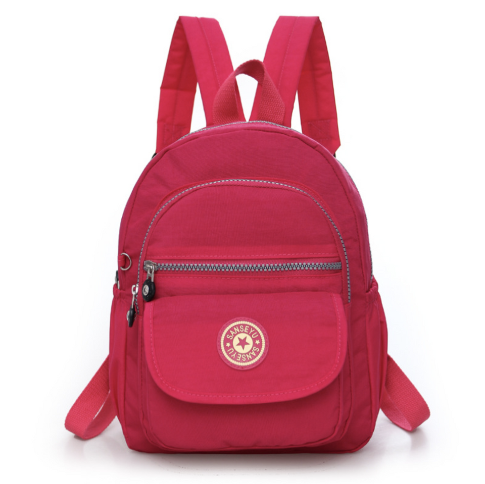 Waterproof Mini Backpack Women Purse Nylon Shoulder Rucksack Small Travel Bag