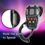 Zone Tech 80W 5 Tone 12V Car Truck Alarm Police Speaker PA Siren Horn Kit System