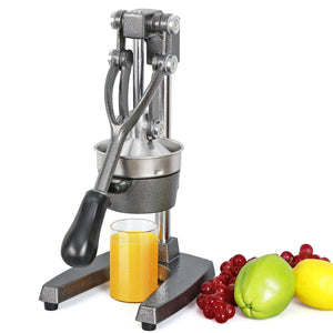 Gray Commercial Juice Maker Home Manual Press Fruit Squeezer Hand Lemon Press