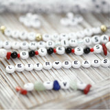 Alphabet Letter Beads & Hearts 7mm (1200 pcs) for Jewelry Making by Incraftables 834286007008
