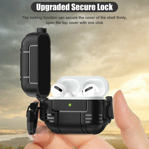 Protective Cover For Apple AirPods Pro Shockproof Skin Charging Case w/ Keychain
