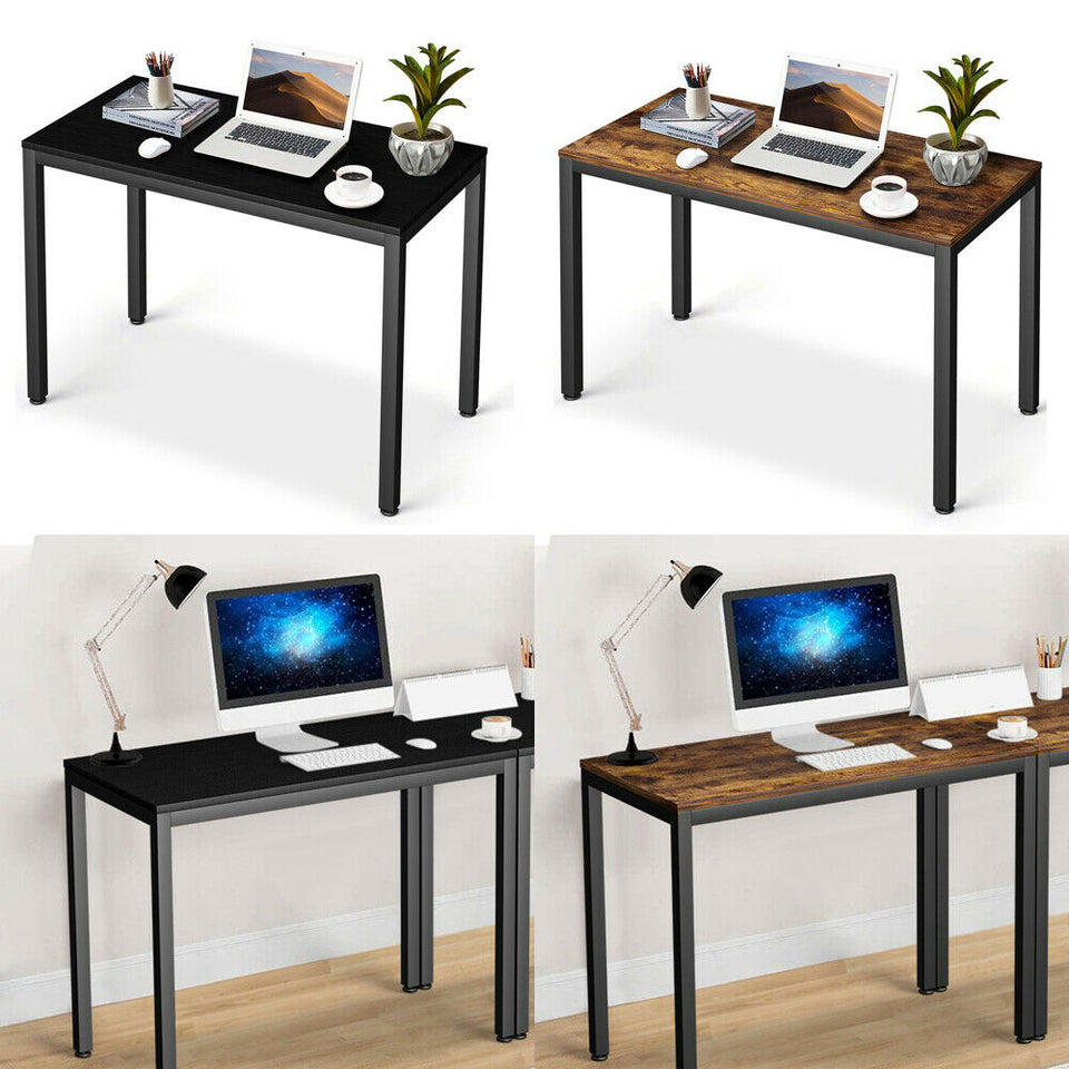 40" Industrial Computer Desk, Writing Desk, Home Office Desk, PC Laptop Table