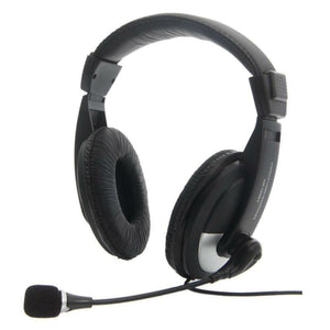New Skype Headset Headphones with Microphone for PC Gaming 3.5mm Audio Speaker
