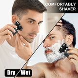 Men's 3-Head Rotary Shaver Trimmer Razor Hair Beard Shaving Machine Father' Gift