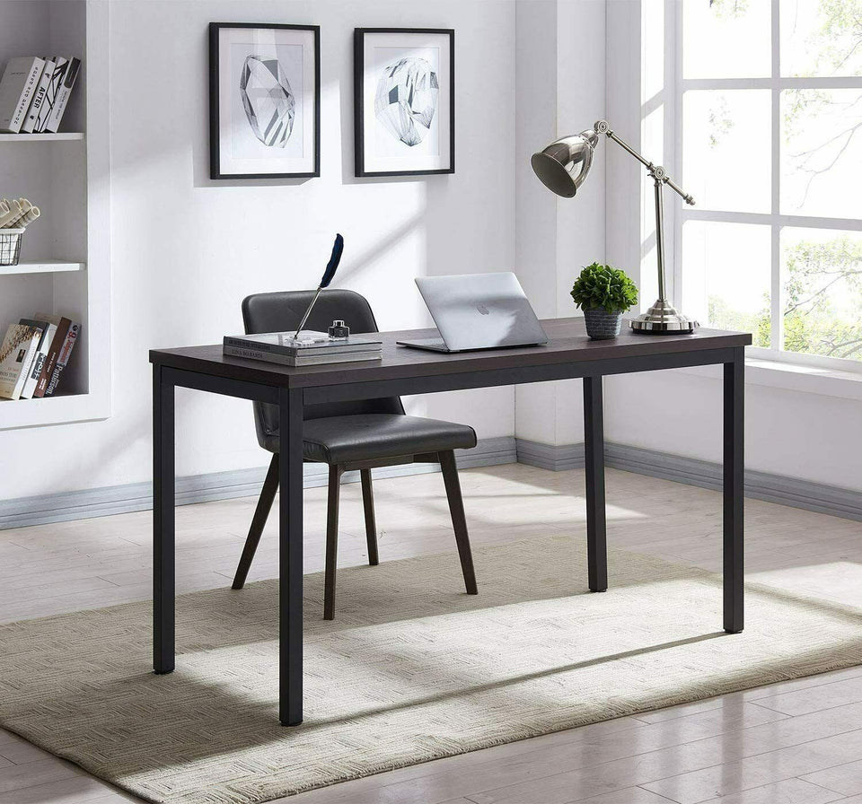 Home Office Writing Desk , Sturdy Desk for Study PC Simple Executive Table