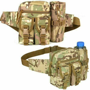 Outdoor Utility Tactical Waist Fanny Pack Pouch Military Camping Hiking Belt Bag