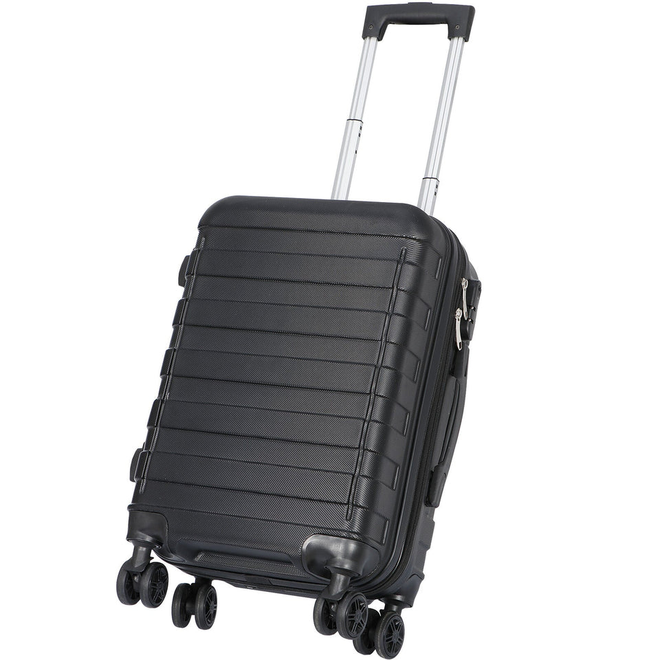 3 Colors Hardside Carry Luggage Travel Bag Trolley Spinner Carry On Suitcase 21"