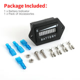 For Golf Cart Accessories 48 Volt LED Battery Indicator Meter Gauge 48v Club Car