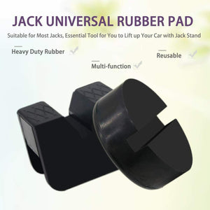 All in One 5 Jack Rubber Pad Car Anti-Slip Rail Pinch Weld Adapter Support Block