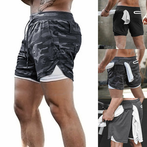 Men's Running Shorts Gym Sports Training Bodybuilding Workout Fitness Gym Pants