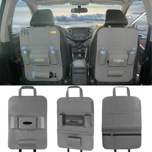 Car Seat Back Organizer Storage Bag Leather Travel Pocket Holder Auto Hanger Hot