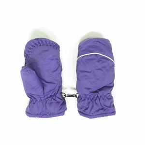 Kids Toddlers Fleece Lined Winter Gloves Waterproof Assorted Solid Color Mittens