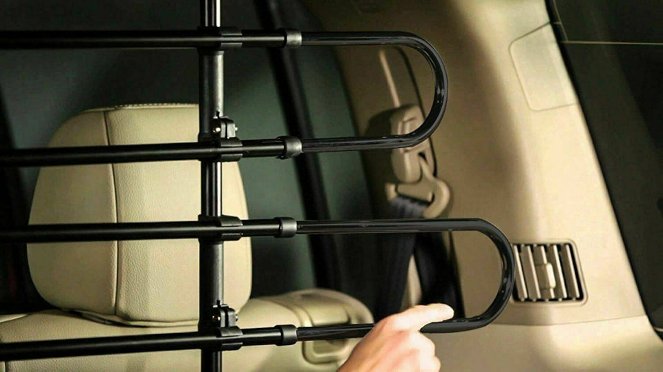 Zone Tech Adjustable Sturdy Heavy Duty Portable Travel Pet Car Seat Barrier 723508900992