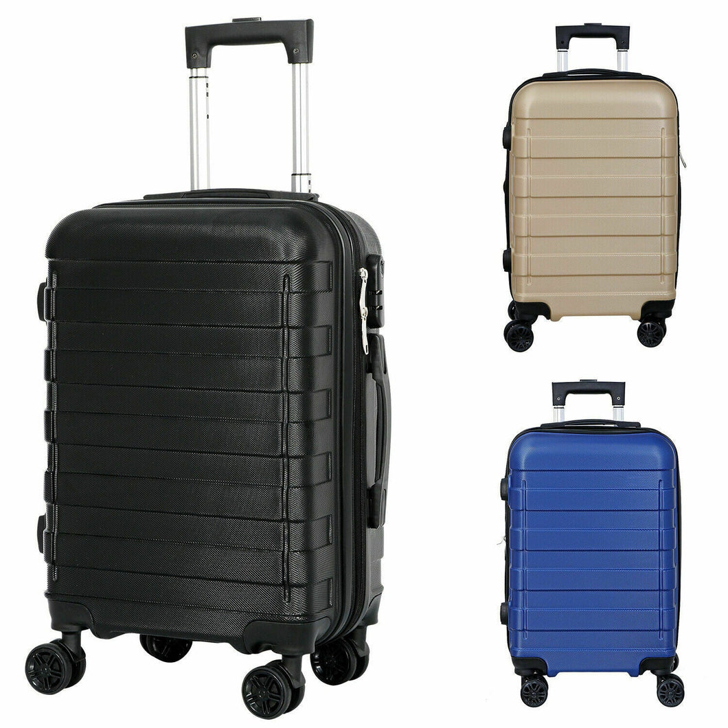 3 Colors Hardside Carry Luggage Travel Bag Trolley Spinner Carry On Suitcase 21