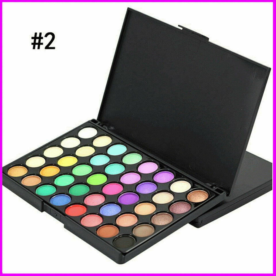 Eyeshadow Palette Makeup 40 Color Cream Eye Shadow Matte Shimmer Set Cosmetic