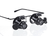 20X Magnifying Magnifier Glasses Magnifaction Jeweler Watch Repair LED Light NEW