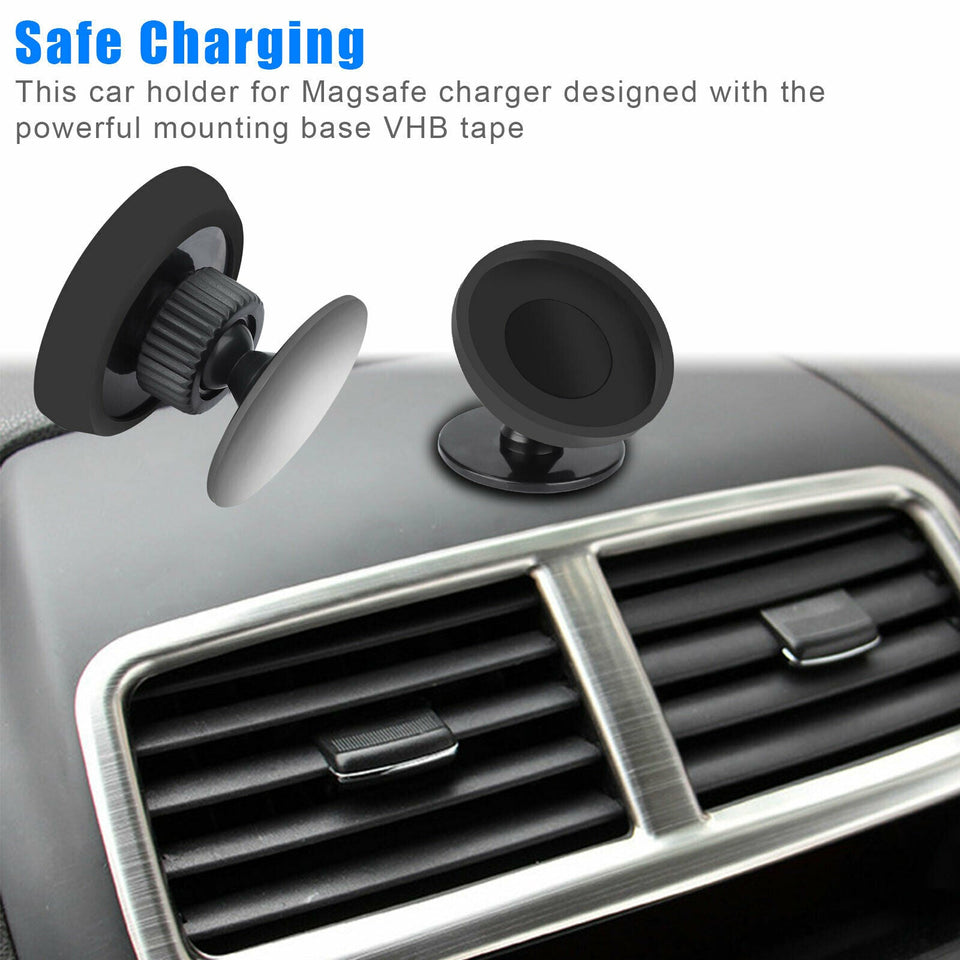 Car Wireless Charger Holder Mount Dashboard for iPhone 12 Pro Max Mini Magsafe