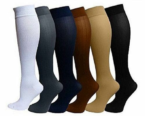 (5 Pairs ) Compression Socks Relief Stockings Graduated Support Men's Women's US