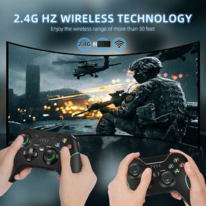 2.4GHz Wireless Controller For Xbox One Microsoft Windows 10 Bluetooth Black US