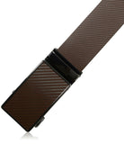 Genuine Leather Mens Ratchet Belt Belts For Men Adjustable Automatic Buckle
