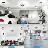 E27 5-Leaf LED Garage Light Bulb Deformable Ceiling Fixture Lights Workshop Lamp