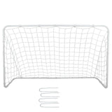 2Pack 6x4 FT Post Net Steel Frame Soccer Goal Practice Football w/Durable Net