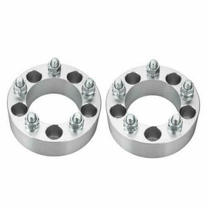 (2) 2inch Wheel Spacers Adapters 5x4.5 to 5x4.5 1/2"x20 Studs For Jeep Wrangler