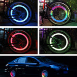 4Pcs Car Blue Wheel Tire Air Valve Stem LED Light Caps Cover Accessories US SHIP